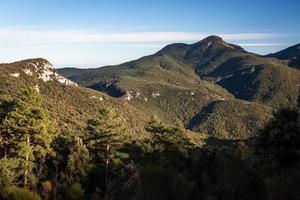 Blick auf die Städte der Costa Brava foto