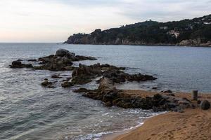 blick auf die küste der costa brava foto