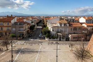 Ansichten aus einer kleinen Stadt in Südfrankreich foto