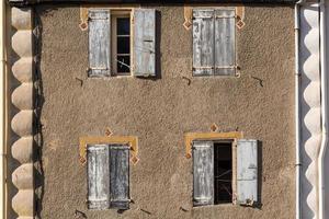 Ansichten aus einer kleinen Stadt in Südfrankreich foto