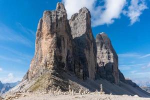 drei Lavaredo-Gipfel foto