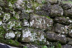 Textur von Steinen und Felsen. abstrakter Steinhintergrund. foto