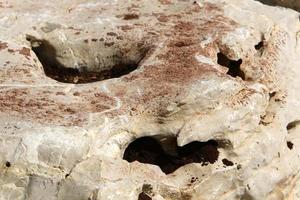 Textur von Steinen und Felsen. abstrakter Steinhintergrund. foto