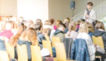 besprechungsraum unscharfer hintergrund, geschäftstreffenkonferenz, teamlernkonzept. foto