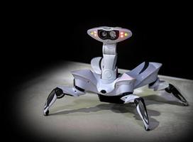 ferngesteuerte Modell-Roboter-Spinne auf der Ausstellung foto