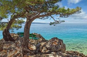 Brela, Riviera von Makarska, Adria, Kroatien foto