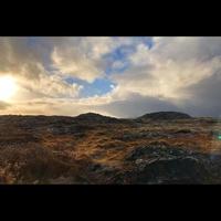 Landschaft in Island foto