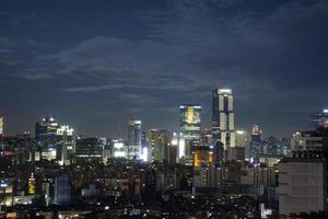 Nachtansicht rund um Seoul, Korea foto