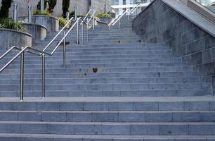 Treppe zum Auf- und Absteigen. foto