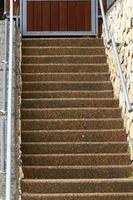 Treppe zum Auf- und Absteigen. foto