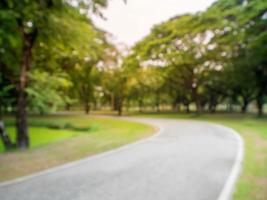 verschwommenes Bild natürlichen grünen Park Hintergrundbild foto