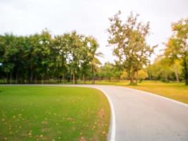 verschwommenes Bild natürlichen grünen Park Hintergrundbild foto