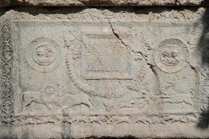 Sarkophag im Archäologischen Museum von Antalya, Antalya, Türkei foto