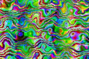 abstrakter flüssiger wellenförmiger geometrischer hintergrund, buntes geometrisches oberflächendesign, holografischer texturhintergrund, mehrfarbige gradiententextur foto