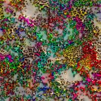 abstrakter gesprungener Leoparden-Texturhintergrund, abstrakter Tierhauthintergrund foto