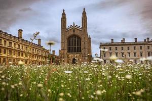 Campus des King's College in Cambridge, England. foto