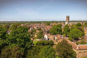 episches schloss von warwick, england. foto