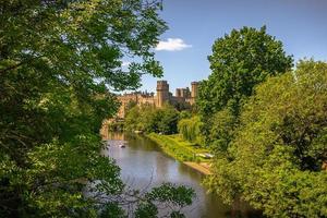 episches schloss von warwick, england. foto