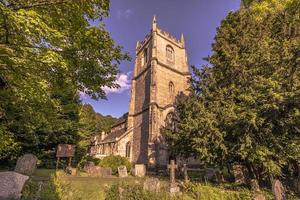 alte Cotswolds-Stadt Castle Combe, England. foto