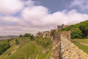 das mächtige schloss von dover in kent, england. foto