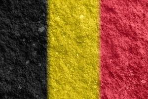 Textur der belgischen Flagge als Hintergrund foto