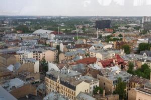 Riga von oben im Sommer foto