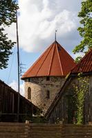 Cesis-Stadt im Sommer foto