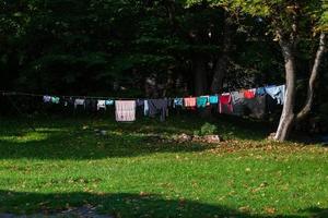 stadt kuldiga und ventas-wasserfall foto