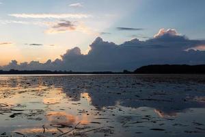 Seenlandschaften Lettlands im Sommer foto