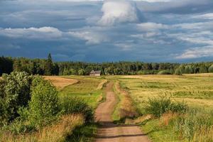 Landschaften Lettlands im Sommer foto