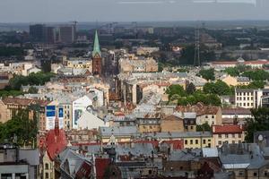 Riga von oben im Sommer foto