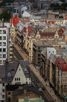 Riga von oben im Sommer foto