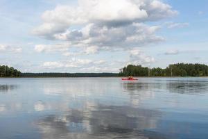 lettische Seenlandschaften im Sommer foto