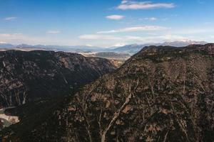 Landschaften aus dem Naturpark Tzoumerka foto