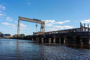 blick auf die umgebung von riga von daugava foto