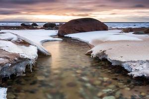 Eisdrift in der Ostsee foto