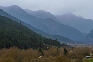 Landschaften aus dem Naturpark Tzoumerka foto