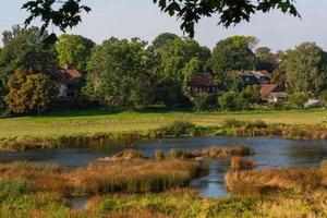 stadt kuldiga und ventas-wasserfall foto