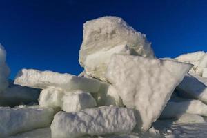 Eisdrift in der Ostsee foto