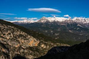 Landschaften aus dem Naturpark Tzoumerka foto