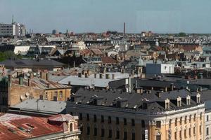 Riga von oben im Sommer foto