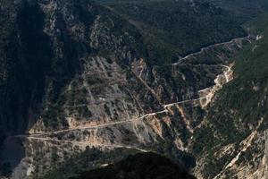 Landschaften aus dem Naturpark Tzoumerka foto