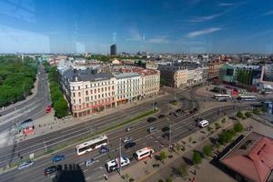 Riga von oben im Sommer foto