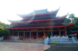Architektur des chinesischen Tempels foto