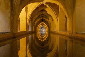 echte bäder von alcazar de sevilla foto