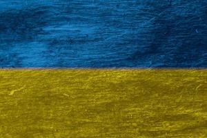 Textur der ukrainischen Flagge als Hintergrund foto