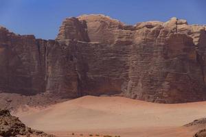 Sandberge im Wadi Rum foto