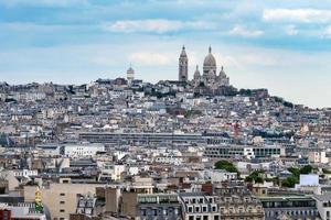 paris montmatre gebäude stadtansicht luftlandschaft vom turm foto