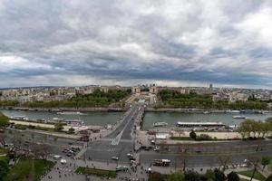 paris gebäude verteidigung stadtansicht luftlandschaft vom turm foto