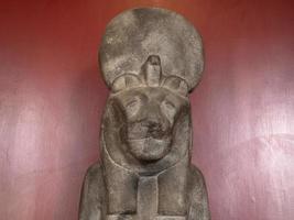 Sekhmet ägyptische Löwengottstatue foto